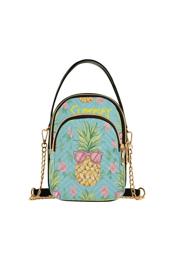 Cross Body Fashion Shoulder Waist Purse Bags Pineapple Party Pocket Handbags