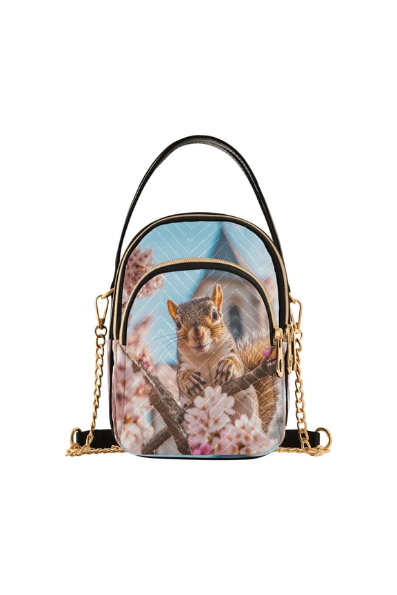 Cross Body Fashion Shoulder Waist Purse Bags Springtime Smiles Pocket Handbags