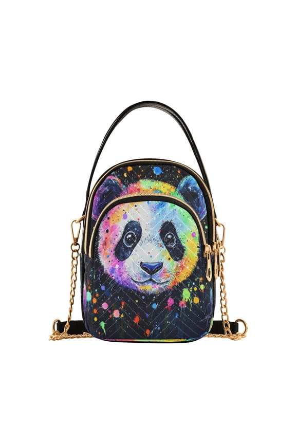 Cross Body Fashion Shoulder Waist Purse Bags Whimsical Panda Bliss Pocket Handbags