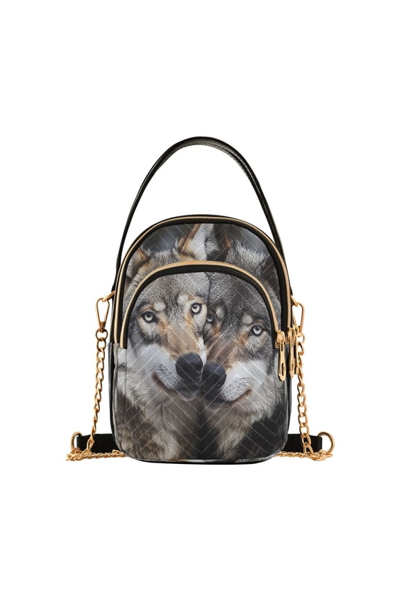 Cross Body Fashion Shoulder Waist Purse Bags Wolves Of The Wild Pocket Handbags