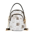 thumbnail image 1 of DIXRUYEE Cross Body Shoulder Handbags Bags Fashion Bear Buddy Pastel Toss Pattern, 1 of 7
