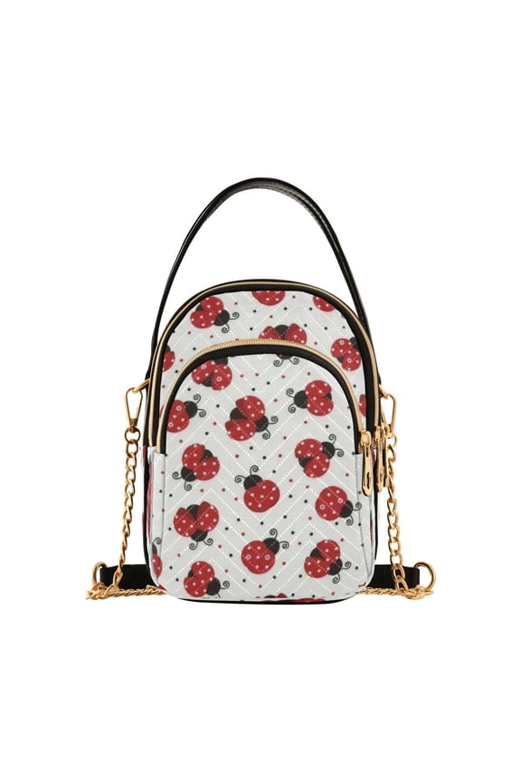 Cross Body Shoulder Handbags Bags Fashion Ladybugs Art Array Pattern