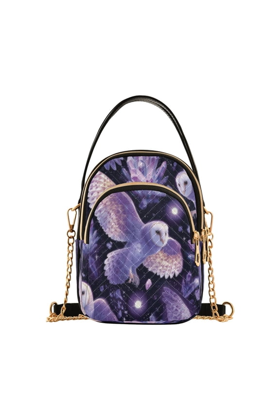 Cross Body Shoulder Handbags Bags Fashion Owl Magic Pattern