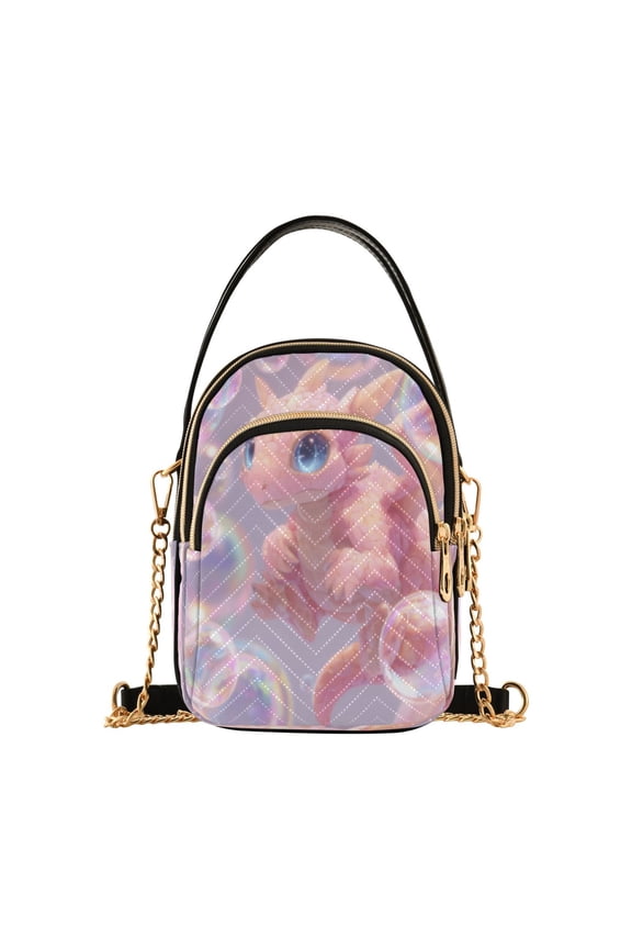 Cross Body Shoulder Handbags Bags Fashion Pastel Dragon's Bubbly Fantasy Pattern