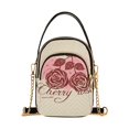 thumbnail image 1 of DIXRUYEE Cross Body Shoulder Handbags Bags Fashion Rose Script Pattern, 1 of 7