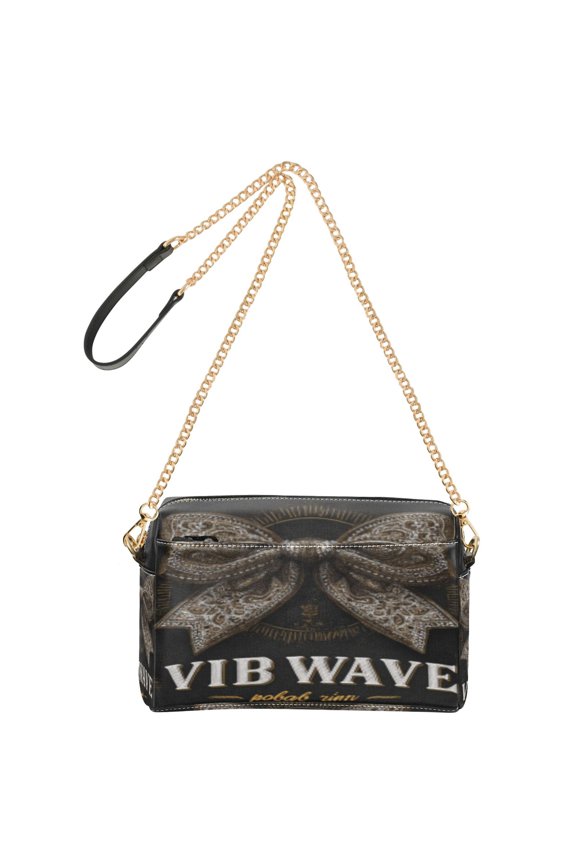 Fashion Triple Zip Small Crossbody Bag Creatively Grace Knot Pattern