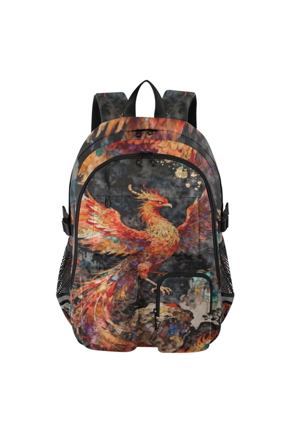 Firebird Rise Backpack for School 14Laptop Compatible with Reflective Safety Strips