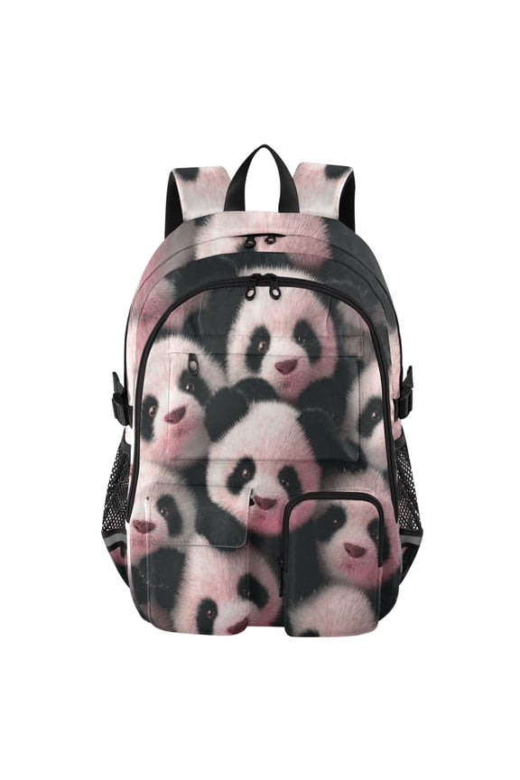 Fluff Stack Backpack for School 14Laptop Compatible with Reflective Safety Strips