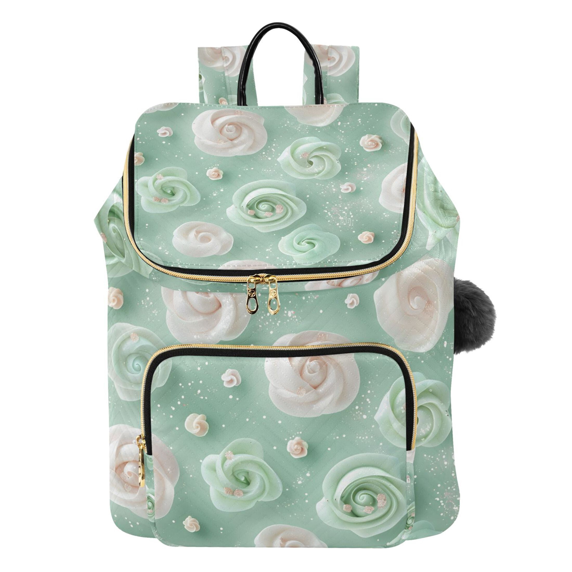Pom Pom Backpacks for Stylish Looks