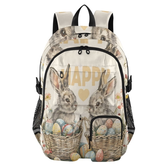 DIXRUYEE Hoppy Harmony Backpack for School 14Laptop Compatible with Reflective Safety Strips
