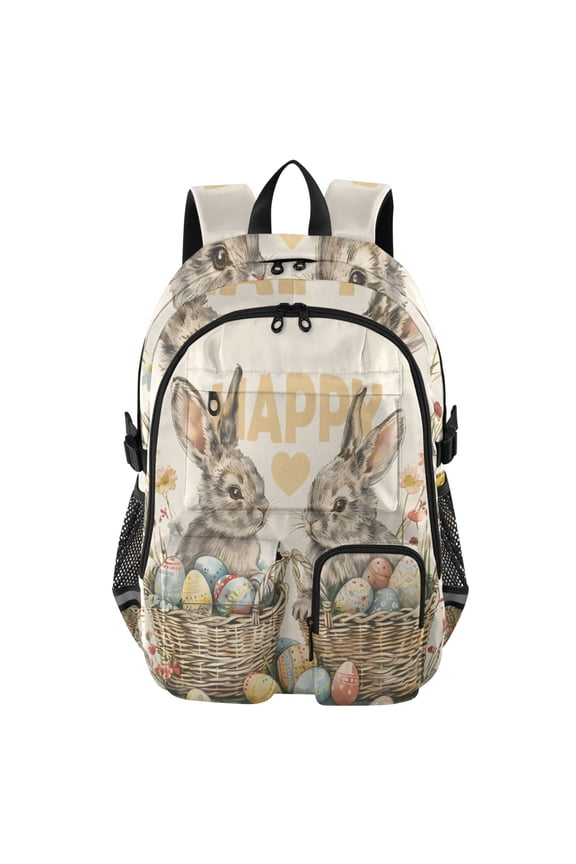 Hoppy Harmony Backpack for School 14Laptop Compatible with Reflective Safety Strips