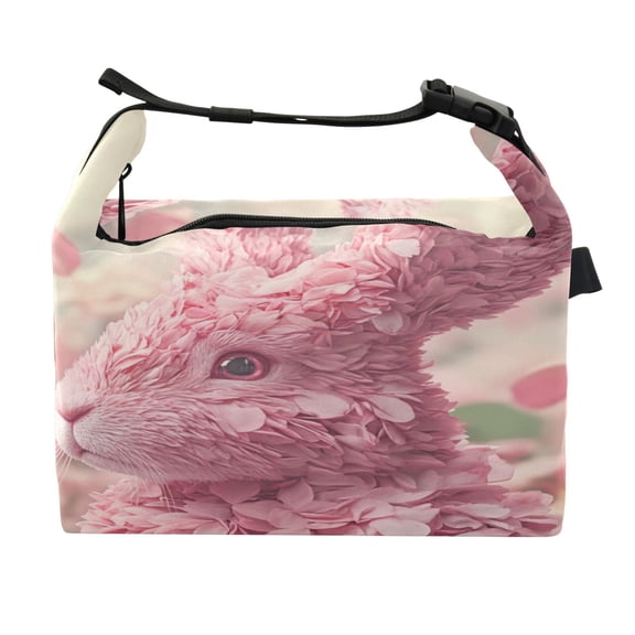 DIXRUYEE Lunch Bag Double Deck Lunch Cooler Box Fashion Floral Dream Pattern