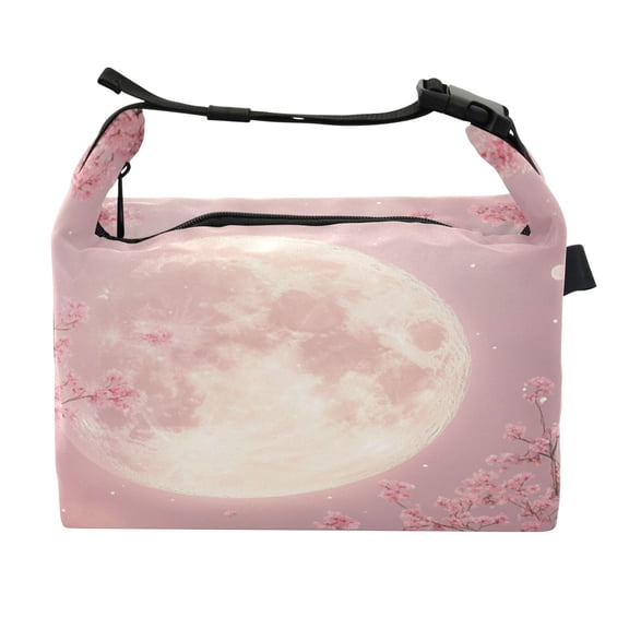 DIXRUYEE Lunch Bag Double Deck Lunch Cooler Box Fashion Moonlit Dream Pattern
