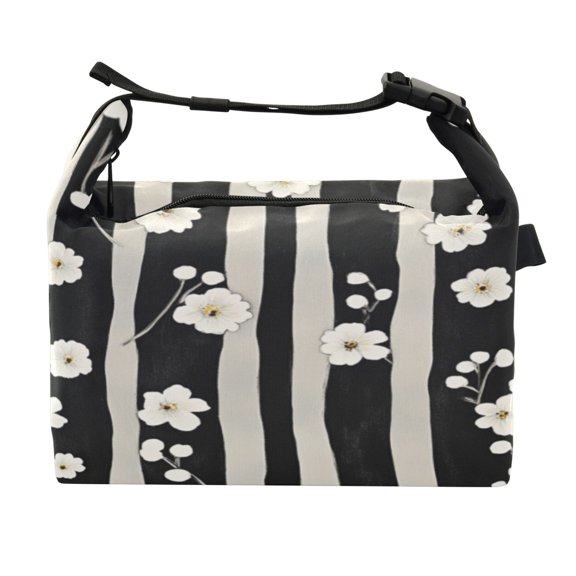 DIXRUYEE Lunch Bag Double Deck Lunch Cooler Box Fashion Springtime Blossom Pattern Pattern