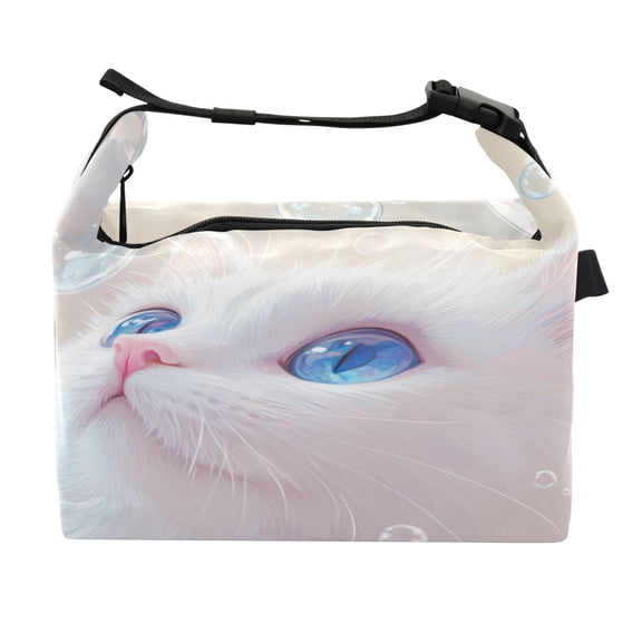 DIXRUYEE Lunch Bag Double Deck Lunch Cooler Box Fashion Whimsical Wonder Pattern