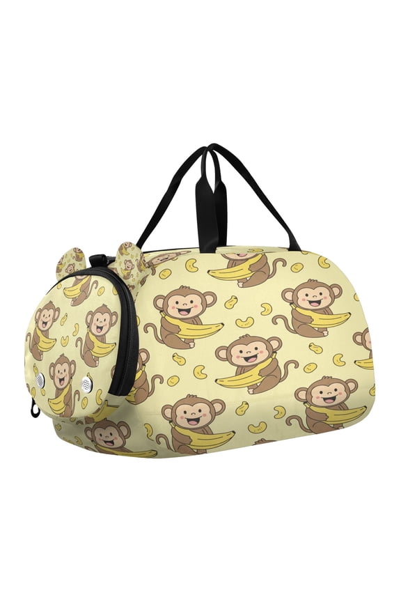 Monkey Bananas Scale Duffel Bag With Ventilated Shoe Pocket & Adjustable Strap for Gym, Dance & Travel