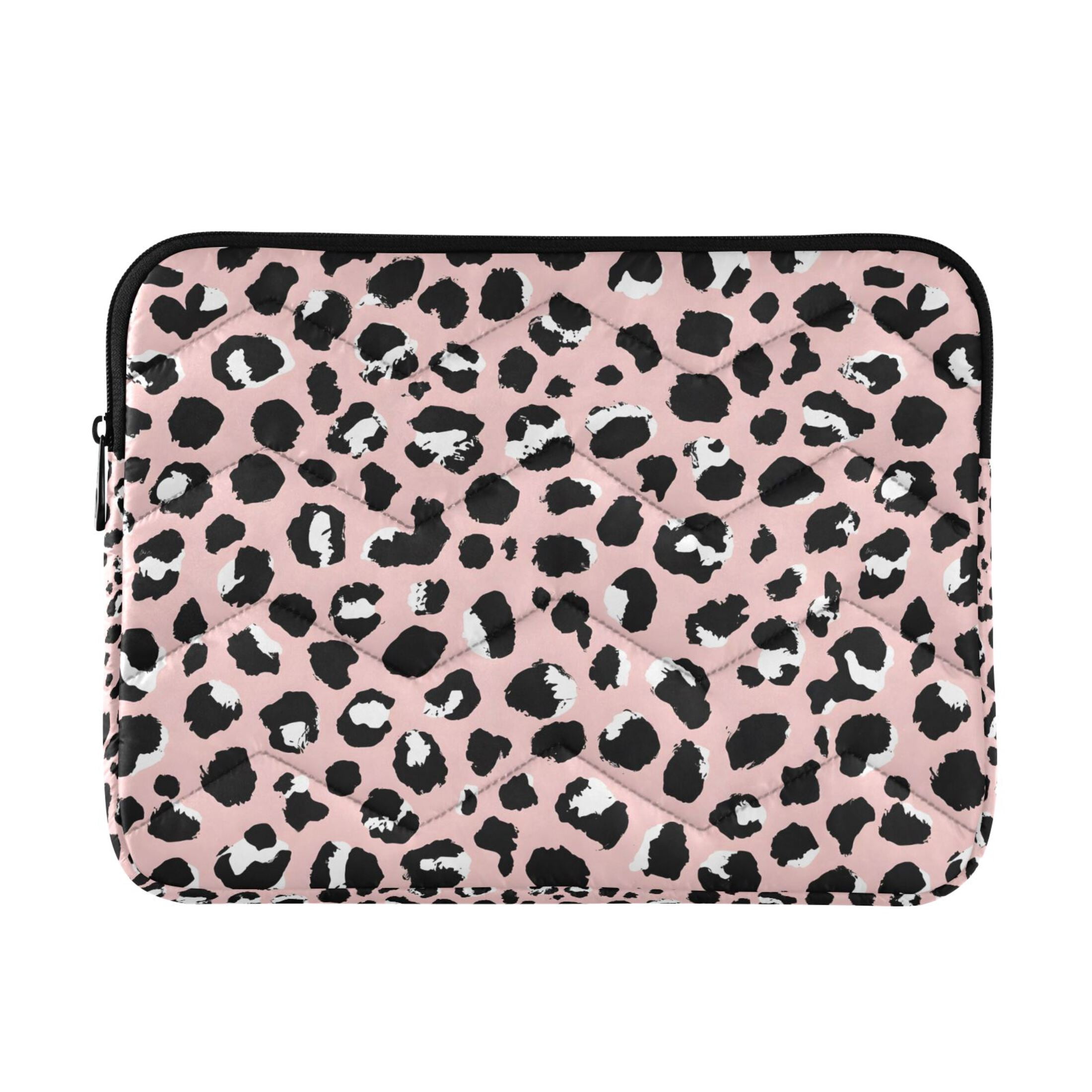 DIXRUYEE Multi-Layer Padded Leopard Print Pattern Laptop Sleeve ...