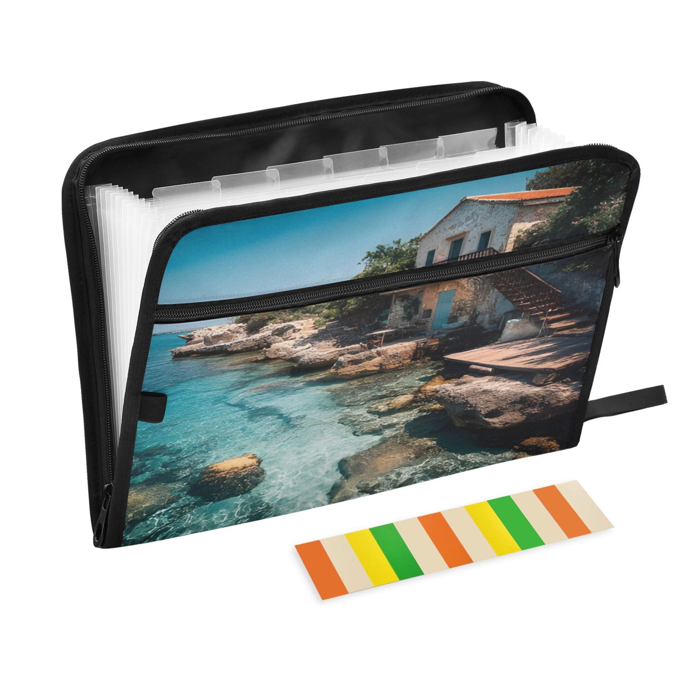 DIXRUYEE Organ Folders Expanding Folder 13 Pocket-Med Hideaway Pattern ...
