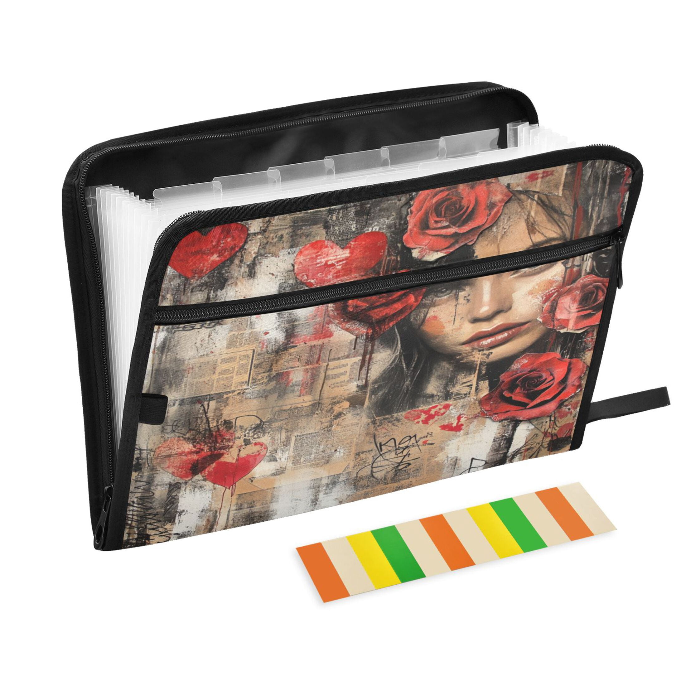DIXRUYEE Organ Folders Expanding Folder with Color Label 13 Pocket ...
