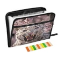 thumbnail image 1 of DIXRUYEE Organ Folders Expanding Folder with Color Label 13 Pocket Snow Leopard in Bloom Printed, 1 of 7