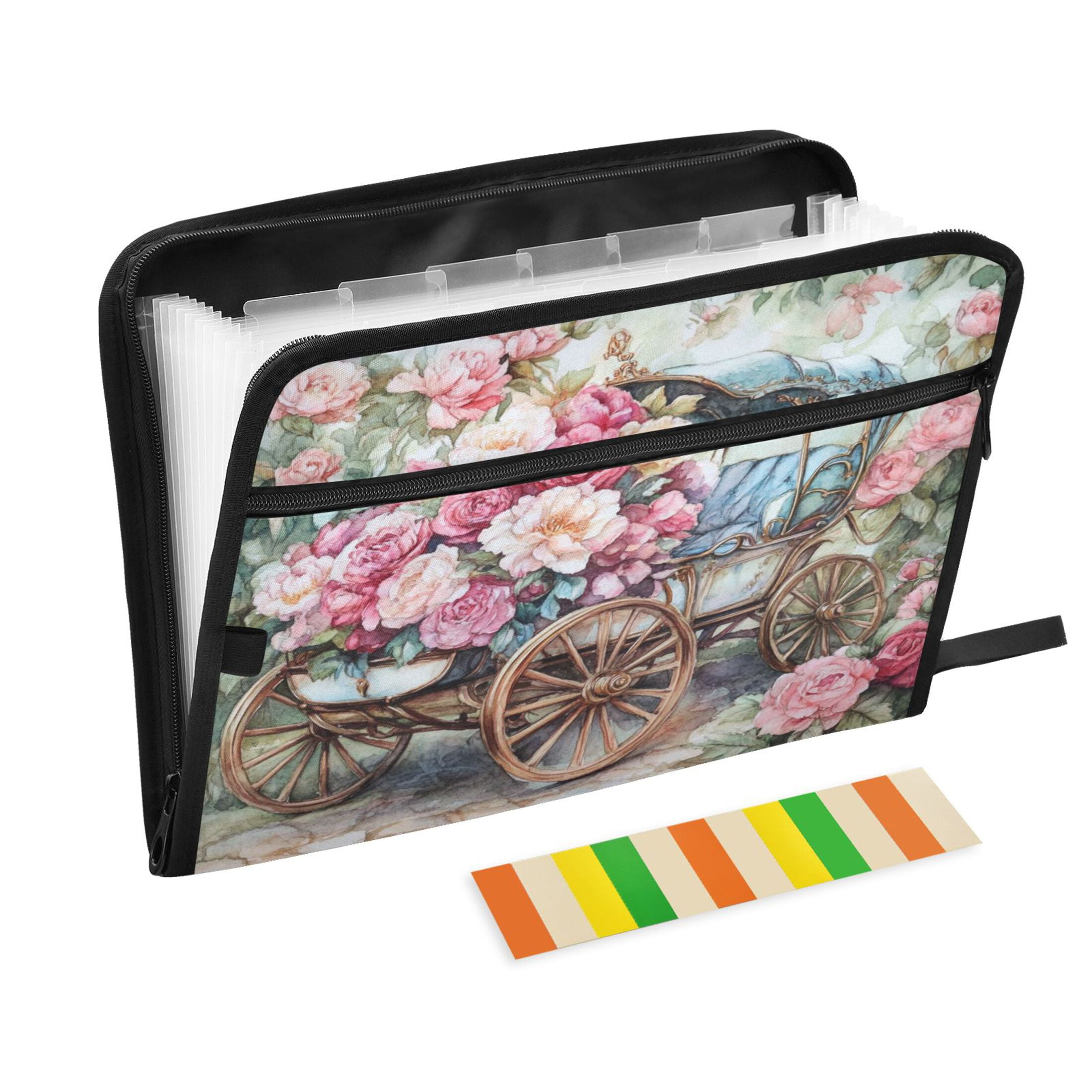 DIXRUYEE Organ Folders Expanding Folder with Color Label 13 Pocket ...