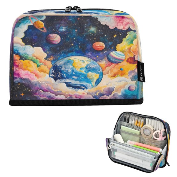 DIXRUYEE Pencil Case Large Capacity Pencil Bag simple Celestial Dance Pattern