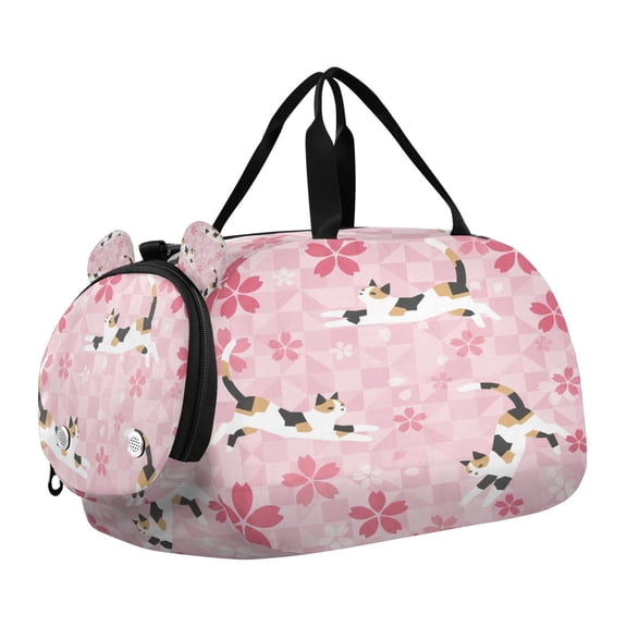 DIXRUYEE Scale Duffel Bag With Ventilated Shoe Pocket & Adjustable Strap for Gym, Dance & Travel
