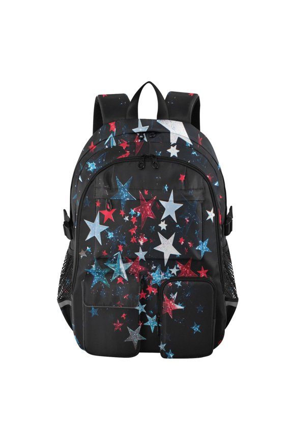 Star Backpack for School 14Laptop Compatible with Reflective Safety Strips
