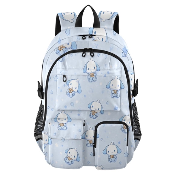 DIXRUYEE Starry Sky Roll Backpack for School 14Laptop Compatible with Reflective Safety Strips