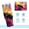 thumbnail image 1 of DIXRUYEE Steel Water Bottles Tumbler Creative Radiant Bee in Bloom Pattern 40oz/30oz, 1 of 9