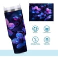 thumbnail image 1 of DIXRUYEE Steel Water Bottles Tumbler Creative Radiant Petals Pattern 40oz/30oz, 1 of 9