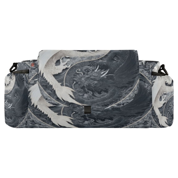 DIXRUYEE Stroller Organizer Aegis Of Dual Dawn Printed