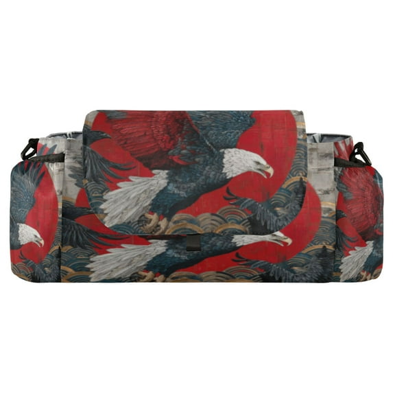 DIXRUYEE Stroller Organizer Clash Of Feathers and Fire Printed