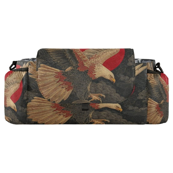 DIXRUYEE Stroller Organizer Dawns Ember Printed