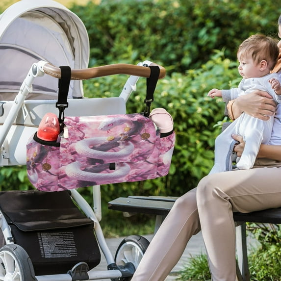 DIXRUYEE Stroller Organizer Elegance Of The Serpent Printed