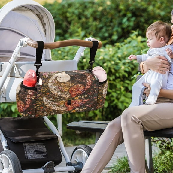 DIXRUYEE Stroller Organizer Harmony in Nature Printed
