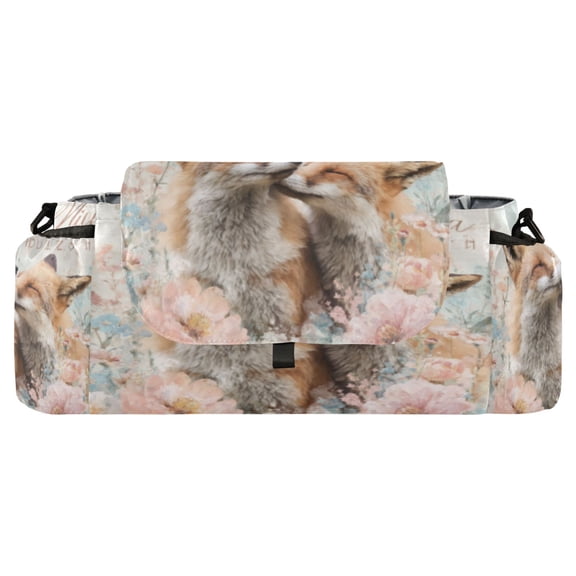 DIXRUYEE Stroller Organizer Kissed Fox Printed