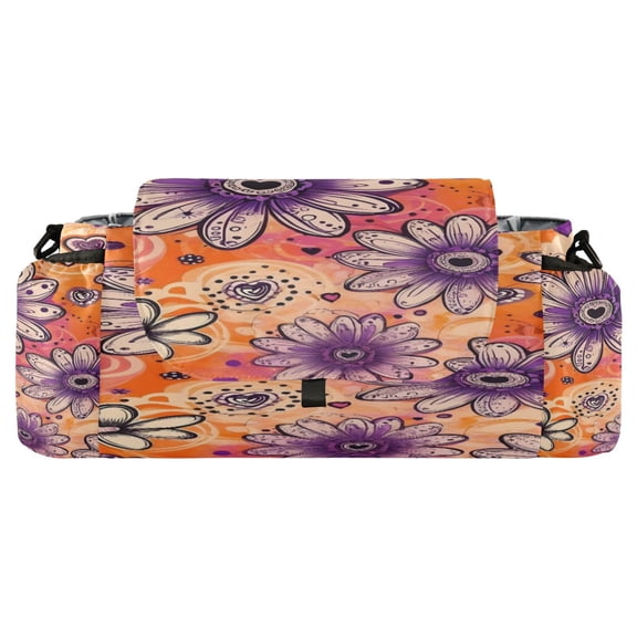 DIXRUYEE Stroller Organizer Love Blooms Printed