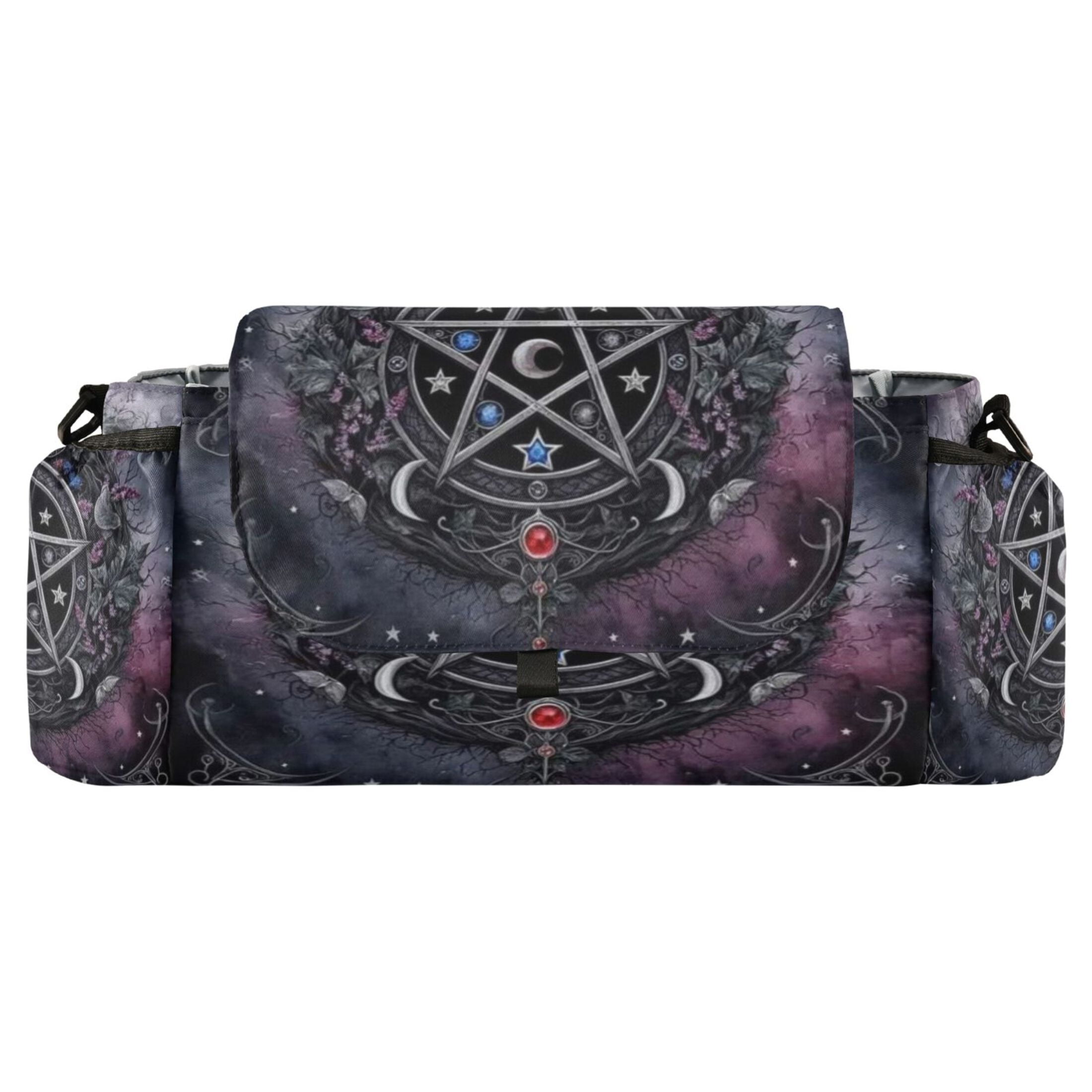 DIXRUYEE Stroller Organizer Mystic Pentagram Printed