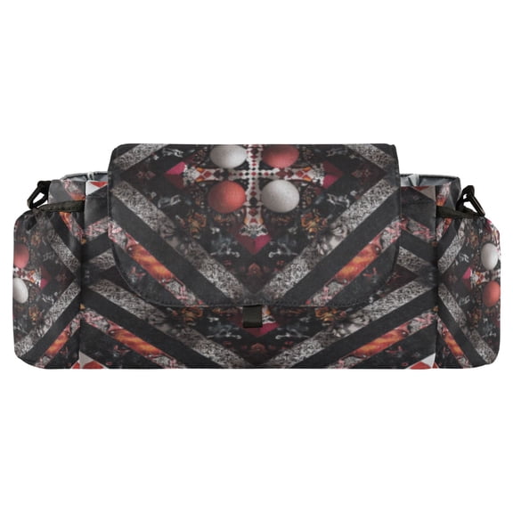DIXRUYEE Stroller Organizer Quilted Pattern Design Printed