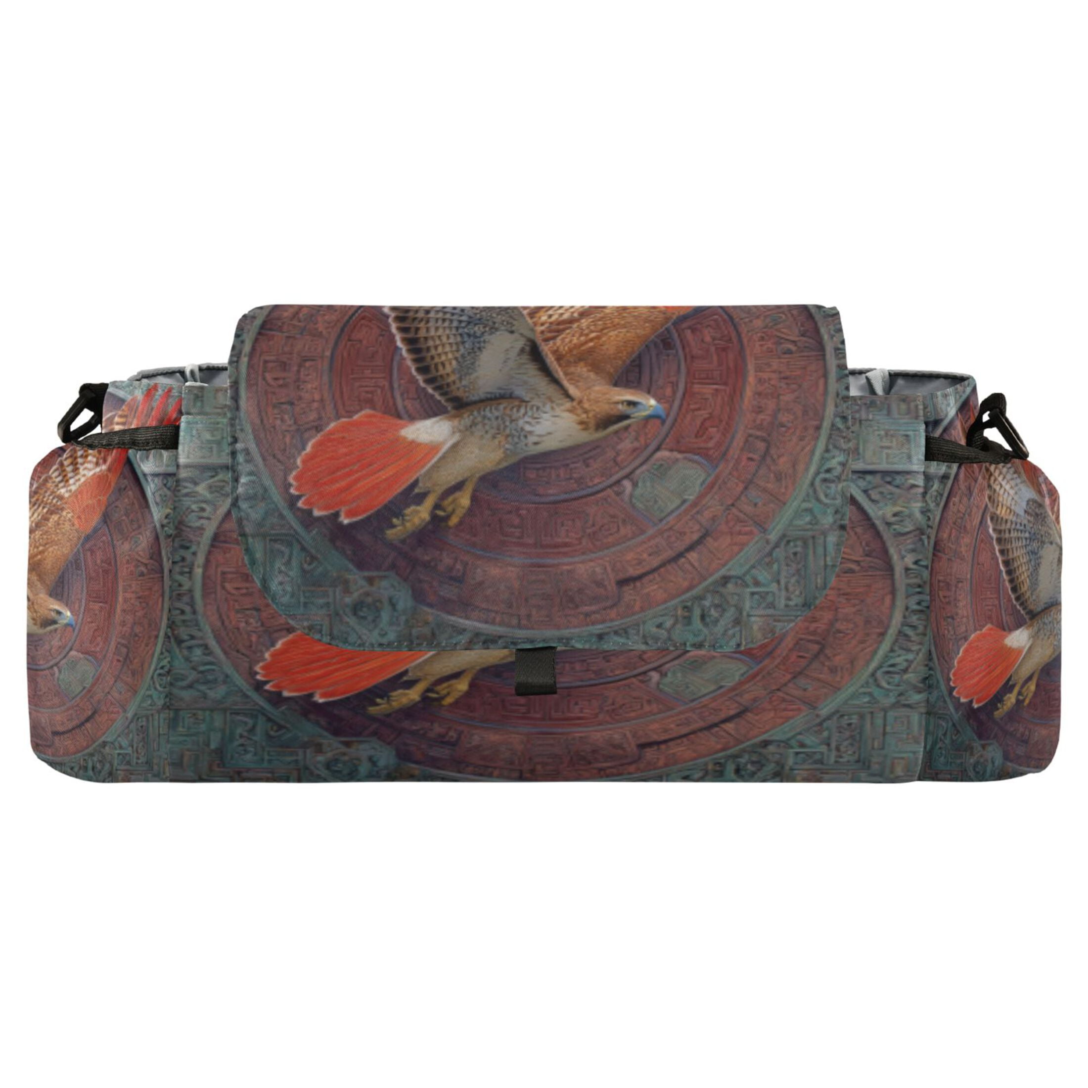 DIXRUYEE Stroller Organizer Rings Of Flight Printed