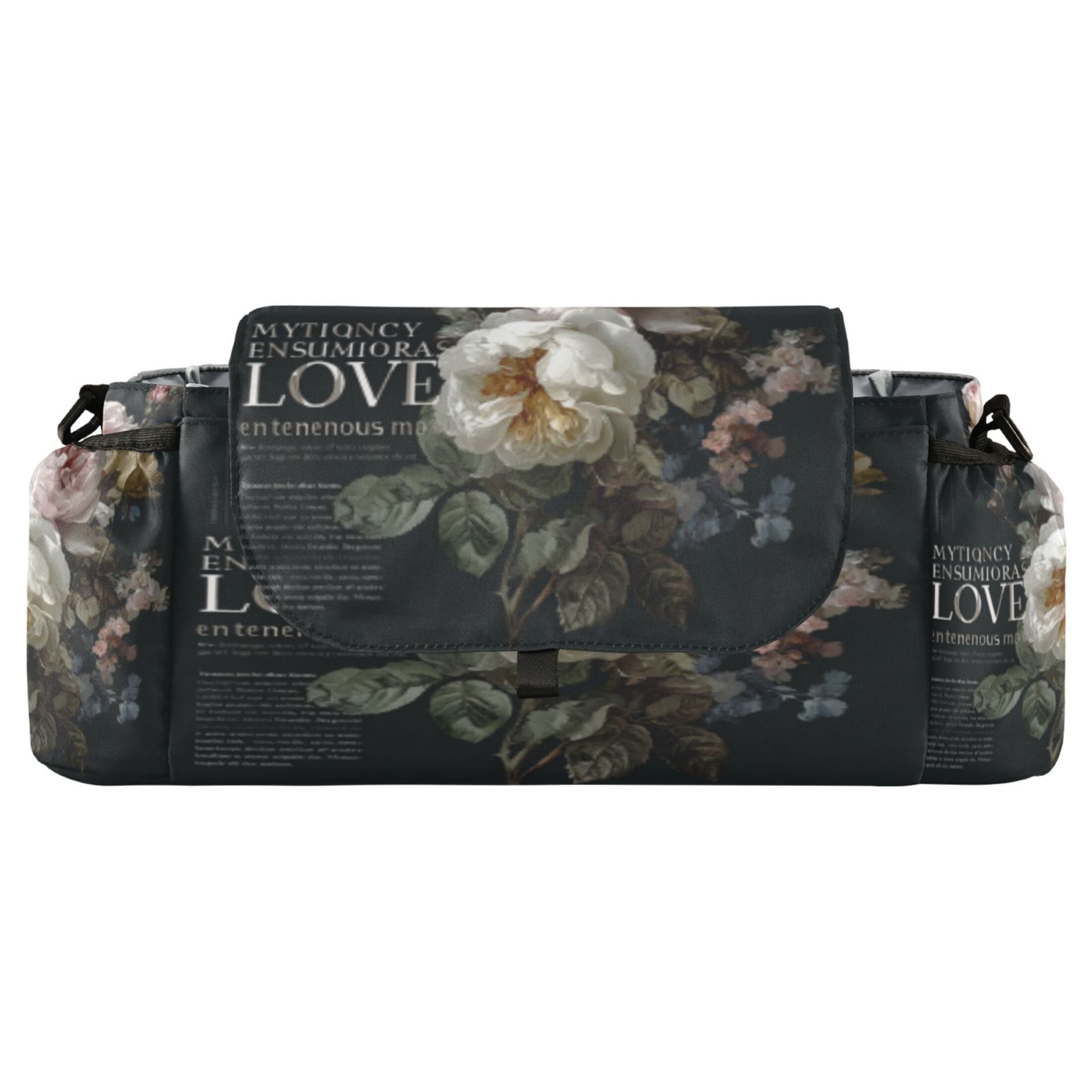 DIXRUYEE Stroller Organizer Roses for Teliemoy Printed
