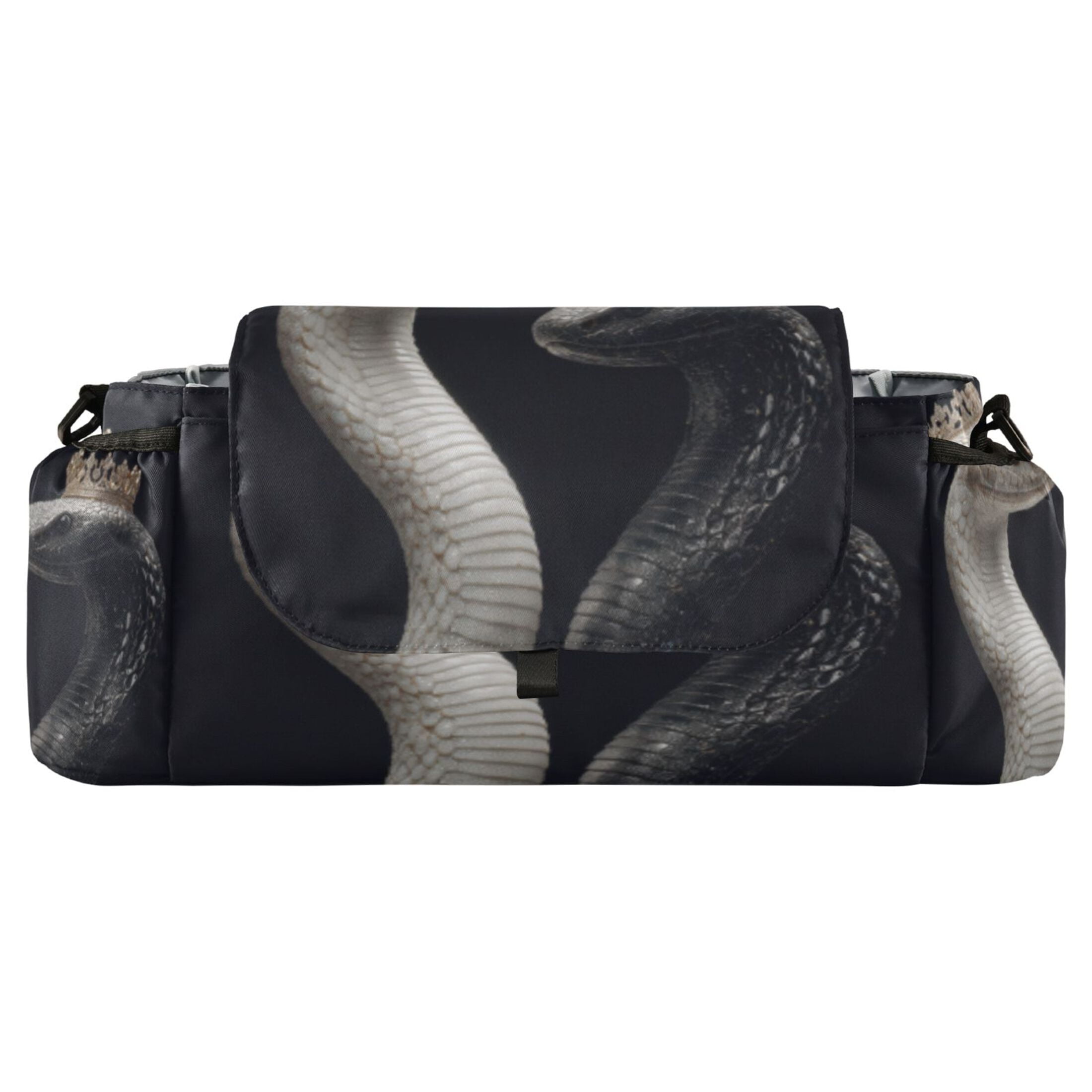 DIXRUYEE Stroller Organizer Royal Serpents Printed