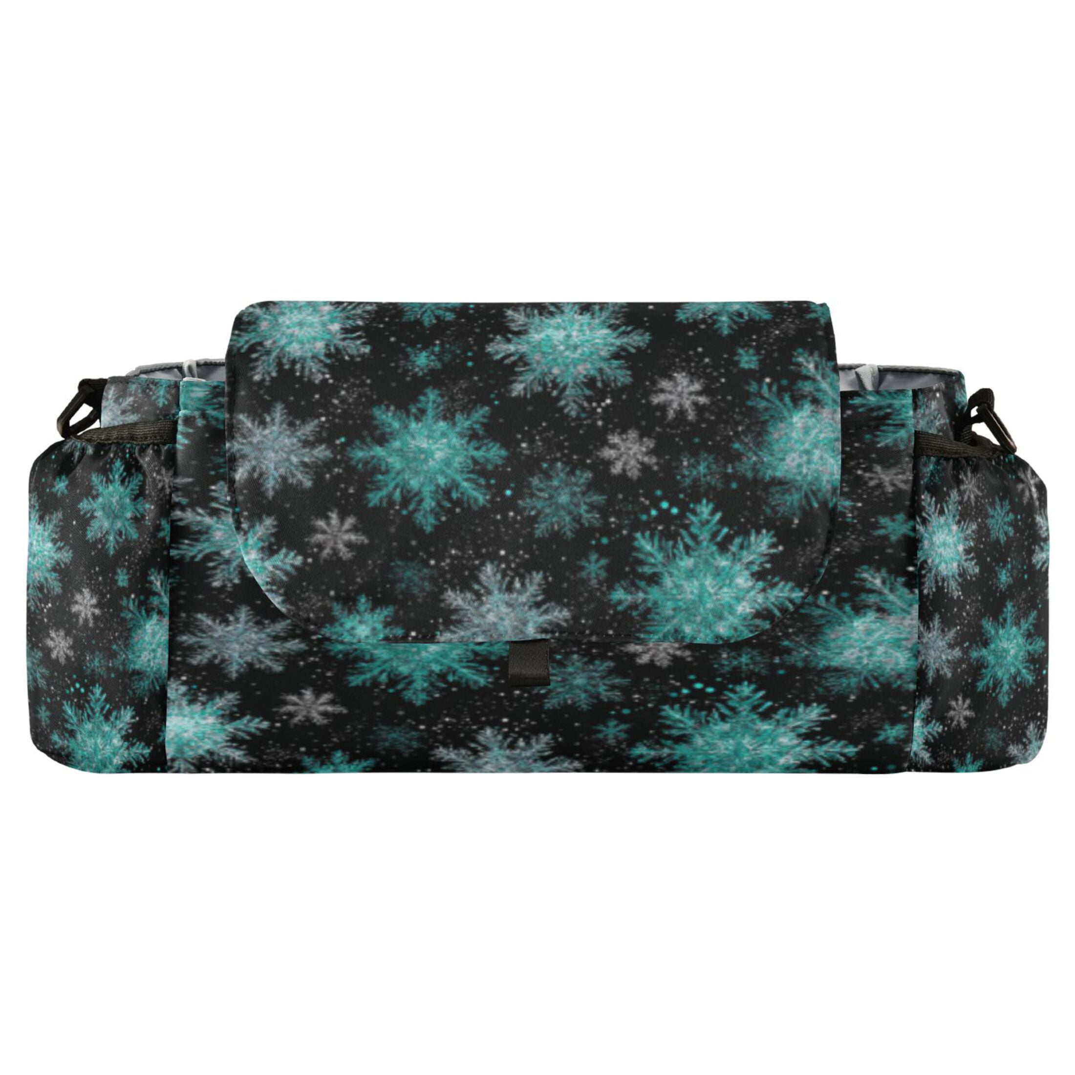 DIXRUYEE Stroller Organizer Snowteal Printed