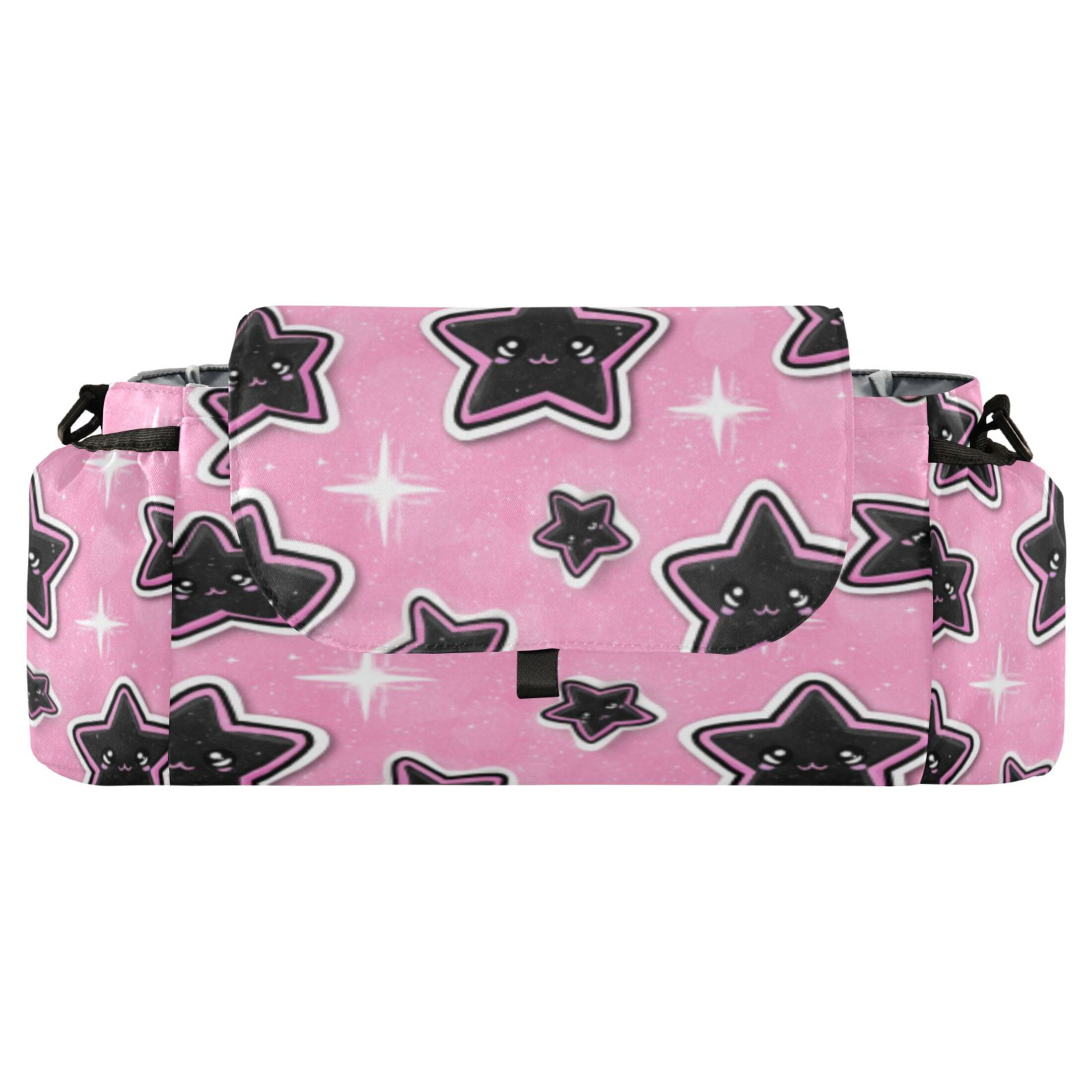 DIXRUYEE Stroller Organizer Sparkle Star Pattern Printed