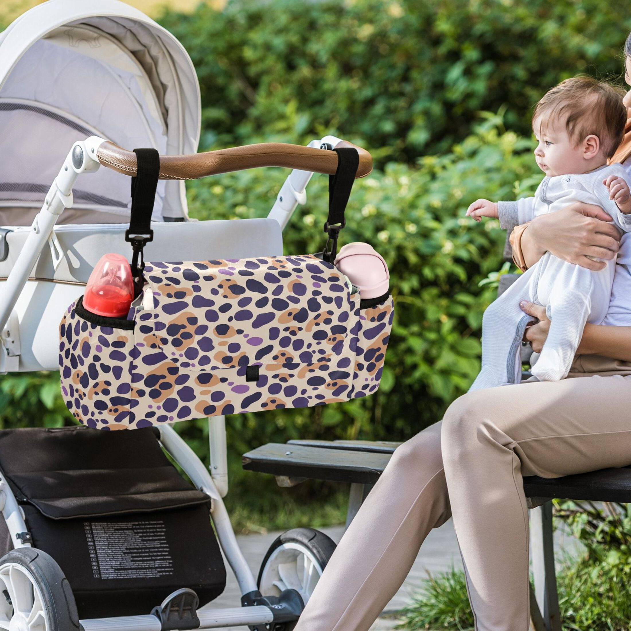 DIXRUYEE Stroller Organizer Spots Of Charm Printed