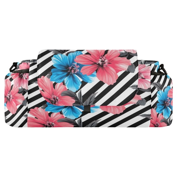 DIXRUYEE Stroller Organizer Tropical Hibiscus Duo Printed