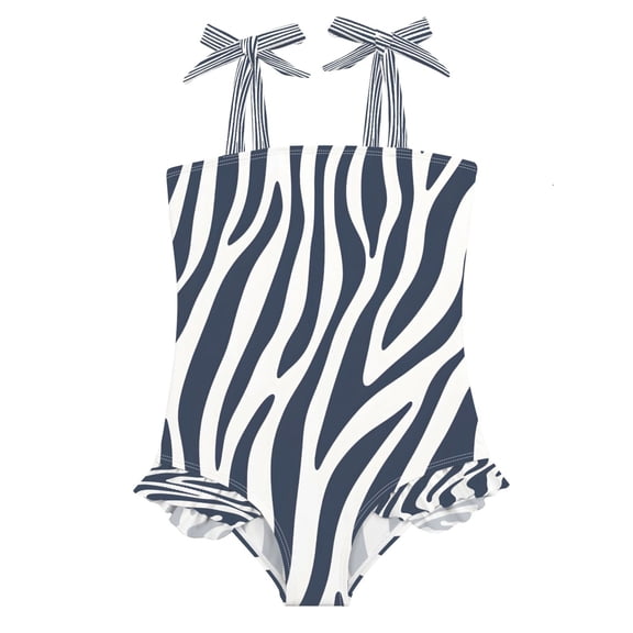 DIXRUYEE Swimsuit One Piece swimwear Zebra Print Pattern of Pattern