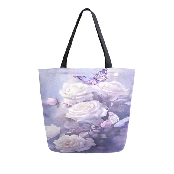 DIXRUYEE Tote Bag Women Weekender Travel Bag Shoulder Handbag Butterfly Serenade Printed