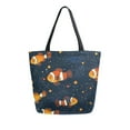 thumbnail image 1 of DIXRUYEE Tote Bag Women Weekender Travel Bag Shoulder Handbag Cosmic Clownfish Printed, 1 of 10